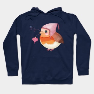 Christmas robin Hoodie